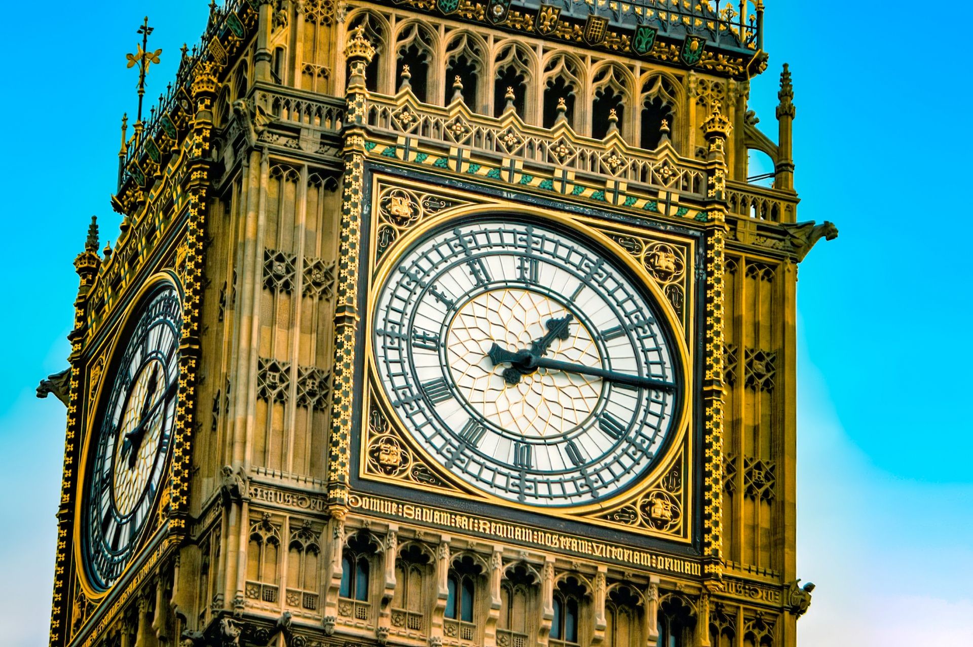 The clock of Big Ben